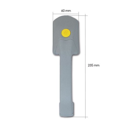 Cerradura de manilla exterior FAP serie 1060 color gris con llaves NS