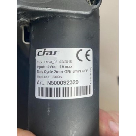 CIAR ATTUATORE LM20_03 CORSA 125 CHIUSURA 350 CON MICROSWITCH REGOLABILI