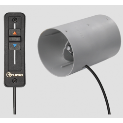 Fermeture du flux d'air avec commande TRUMA 40121-02