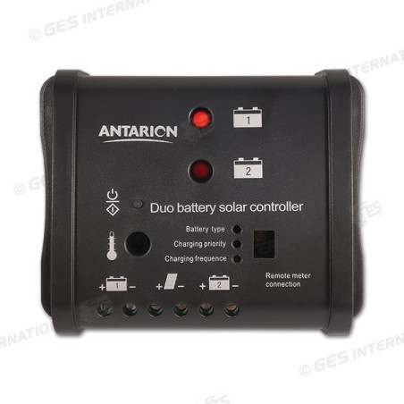 ANTARION - Controlador de carga PWM DUAL BATTERY para dos baterías - 170 W