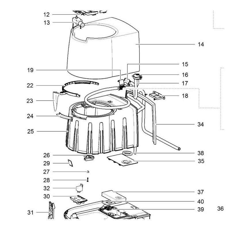 THETFORD Beccuccio sciacquone per C250 - 50729