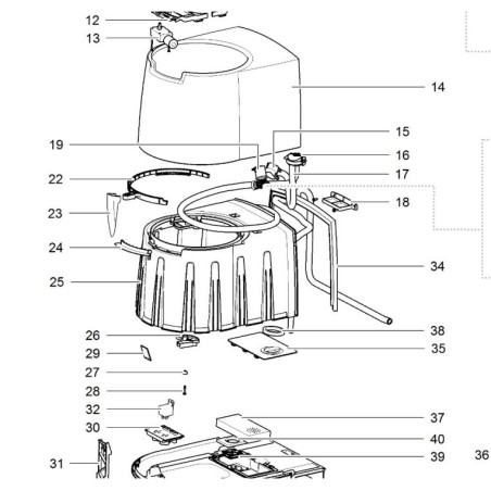 THETFORD Beccuccio sciacquone per C250 - 50729