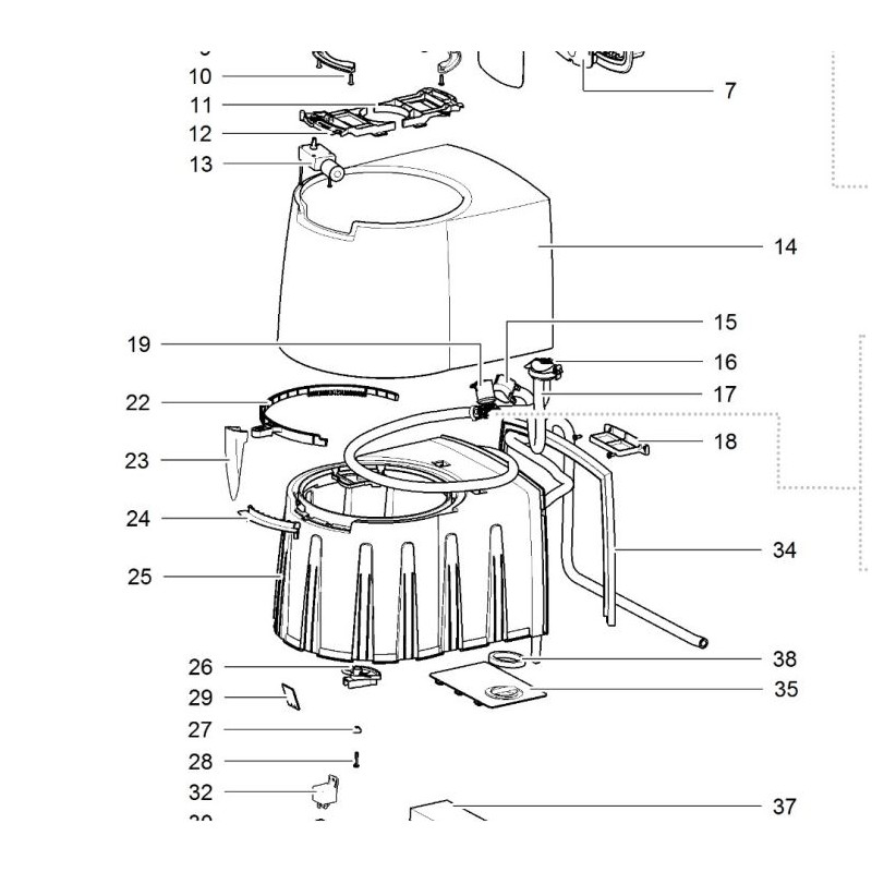 THETFORD Deviatore Acqua per C250/260 Thetford...