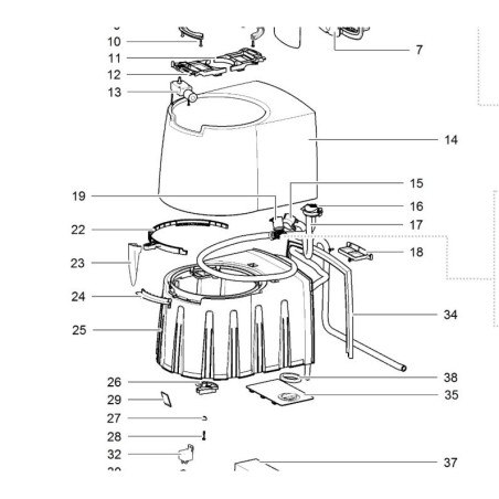 THETFORD Water Diverter for C250/260 Thetford - 9342962