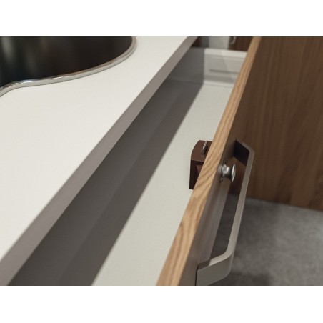 Rosetta 13 mm marrone x push lock