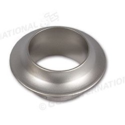 Rosette 16 mm Nickel matt für Druckschloss