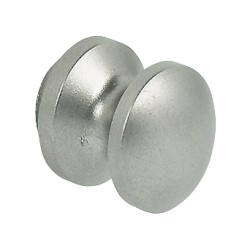 Matt nickel mini push button x push lock