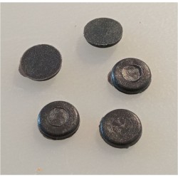 FAP Set 10 pezzi tappini nero-grigio scuro copriviti per...