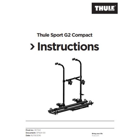 Thule Sport G2 Compact Double Door Vans - 307341