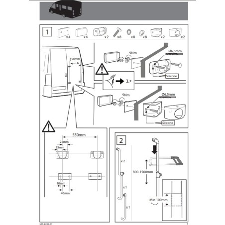 Thule Sport G2 Compact - Furgonetas de doble puerta - 307341