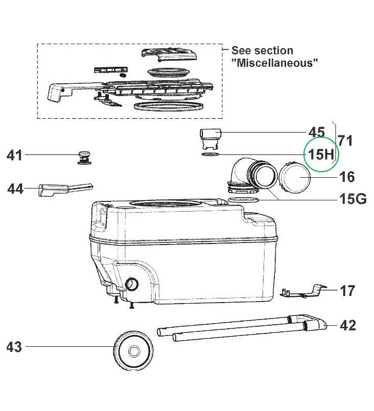 Adaptateur de joint torique ventilateur DOMETIC...