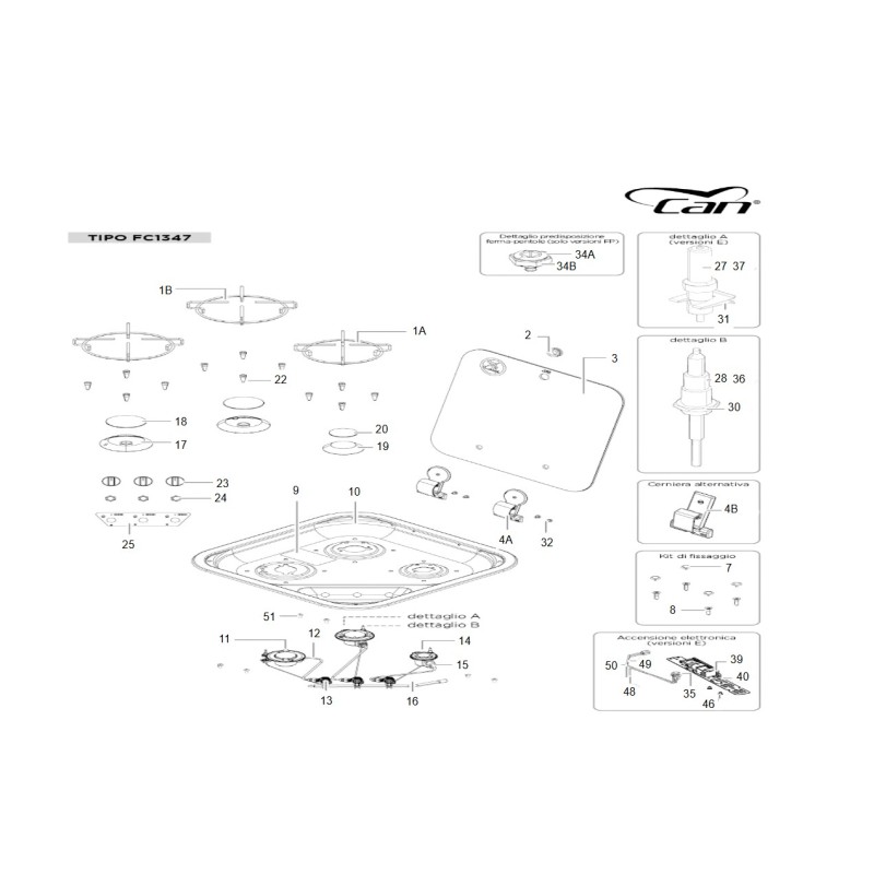CAN - Thermoelement L 600 mm