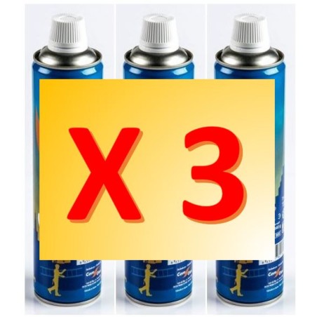 Kit saldatore con 3 cartucce da 7/16 supergas da 600 gr