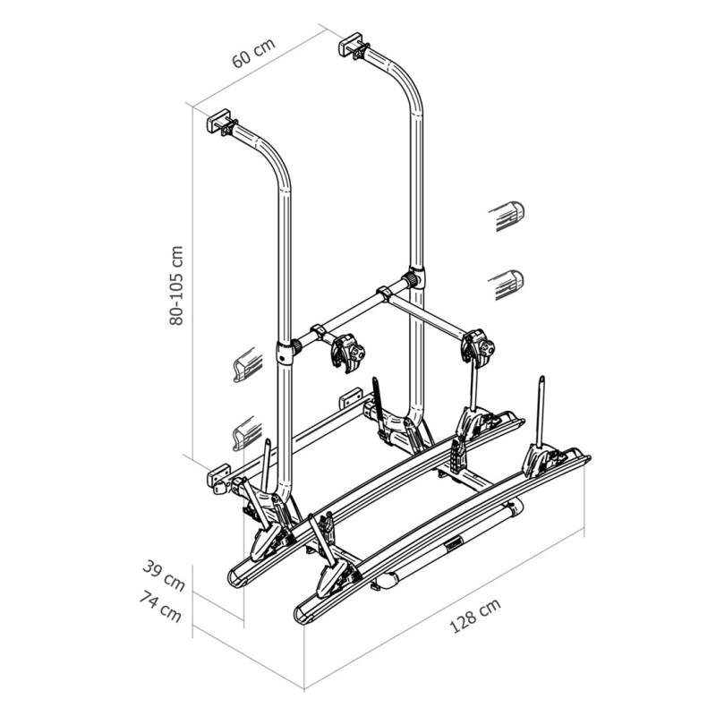 Portabicicletas Thule Essential Standard 3...