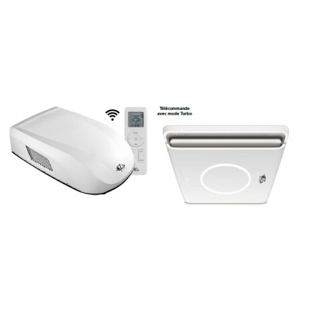 Klimaanlage EZA 3600W WHITE Smart POWER TWIN Wechselrichtertechnologie – Warm-Kalt-Strom: 11600 BTU/h