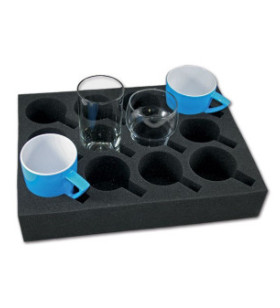 Foam glass holder / protector