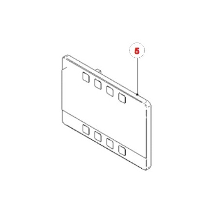 PANNEAU DE COMMANDE LCD BLANC PC380-SE - CBE ELNAGH- 113815