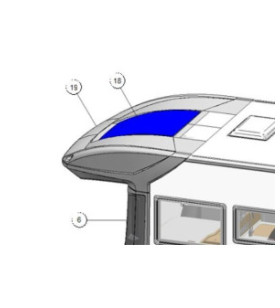 Lanterneau panoramique SKY DOMETIC 70x100