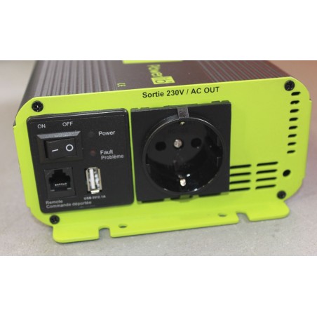 POWERLIB - Pure Wave Inverter 12 V 500 W SCHUKO socket