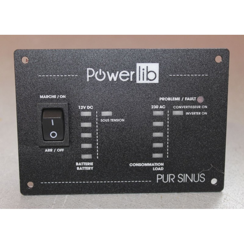 POWERLIB - Onduleur Pure Wave 12 V 500 W Prise...