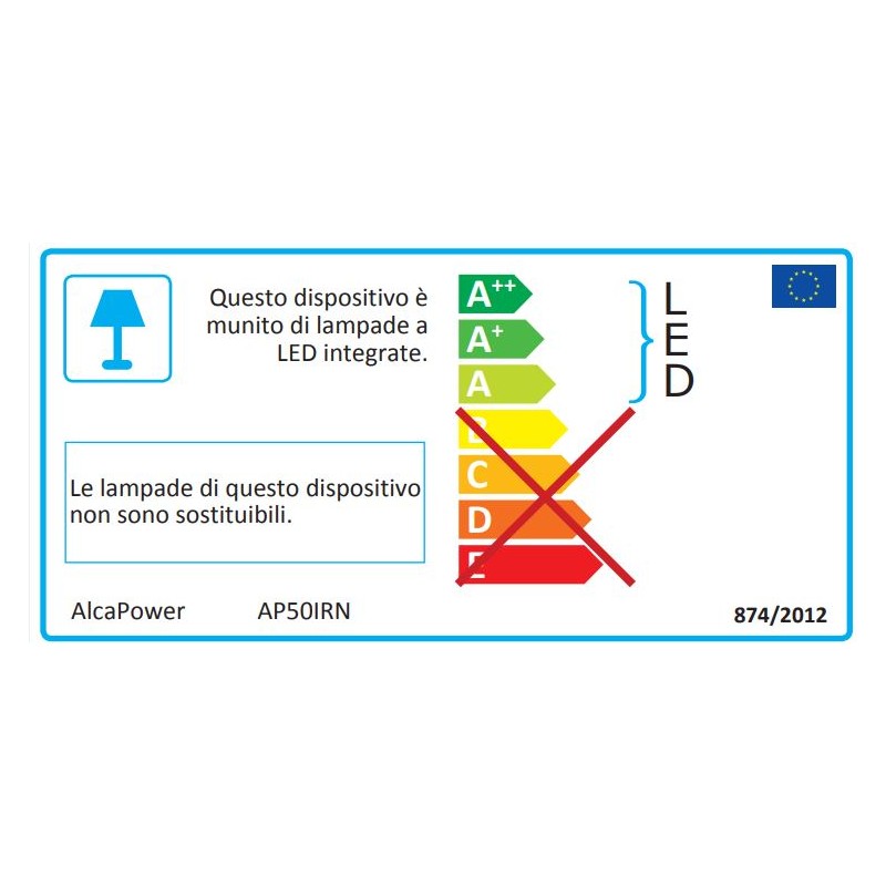 Barre LED avec capteur IR 12V 5W 430lm 4000K 50cm