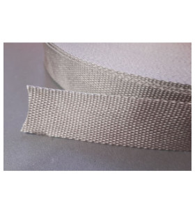 PEARL GRAY ribbon H40 mm x dark fabric internal thermal