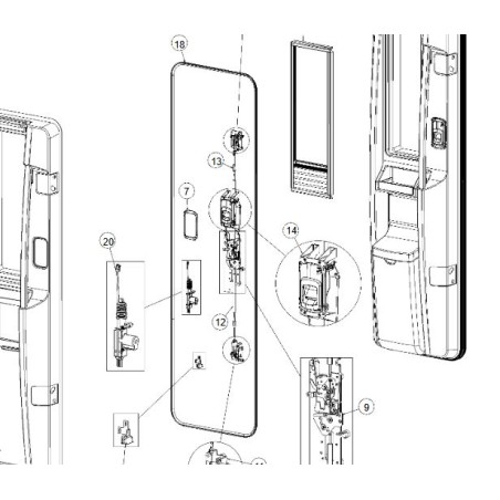 DOMETIC CARAD DOOR CENTRAL LOCKING KIT TRIGANO 703990001 14000