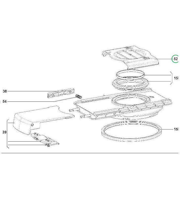 Copertura carico cassetta DOMETIC CT -...