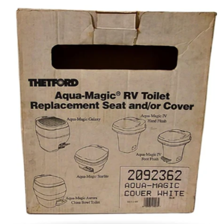 THETFORD WHITE TOILET LID AQUA MAGIC - 2092362