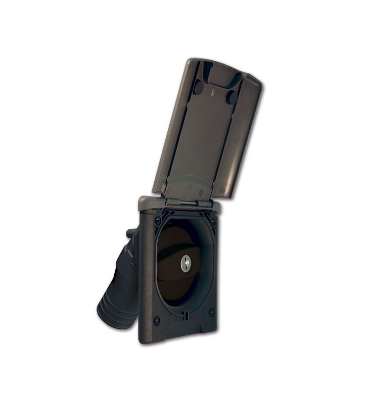 Presa esterna carico gasolio con tappo grigio...