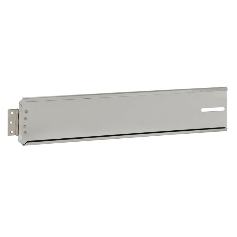 Porta targa ripetitrice in acciaio inox 500x115