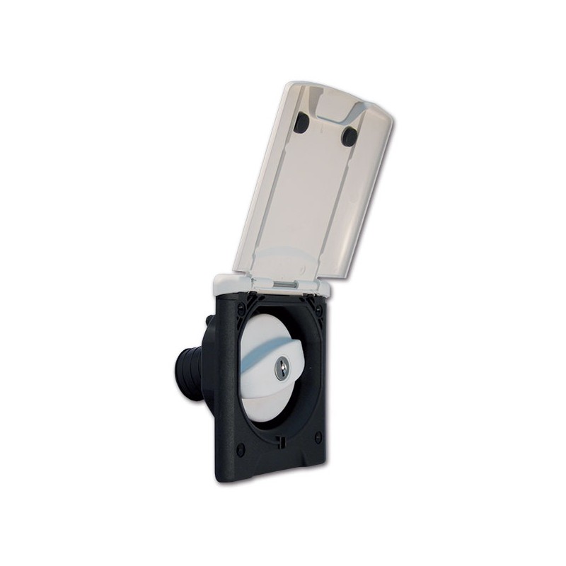 FAP - White water loading socket with cap and...