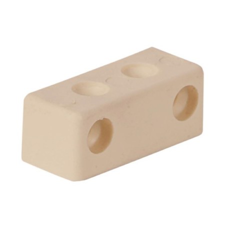 Juego de 10 fijaciones para muebles 5 agujeros marfil ZADI