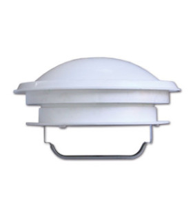 Vent with 12V fan with snap opening