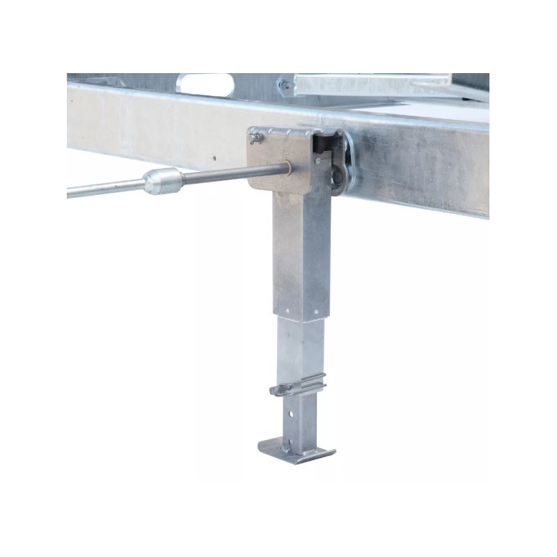 AL-KO ClickFix support feet, manual crank