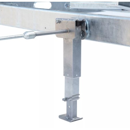 AL-KO ClickFix support feet, manual crank