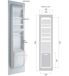 PUERTA PARA PUERTA DE BAÑO 190X50 CM