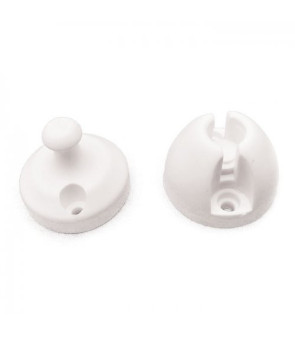 LAIKA round white external doorstop