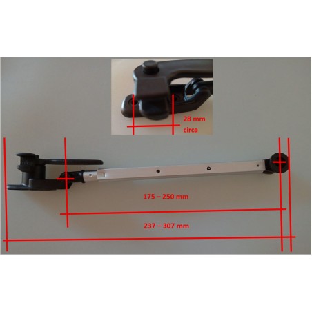 Coppia compassi 400 mm SEITZ SX+DX per S3-S4-S5-S6.4-S6.5 .- VAM 400Z