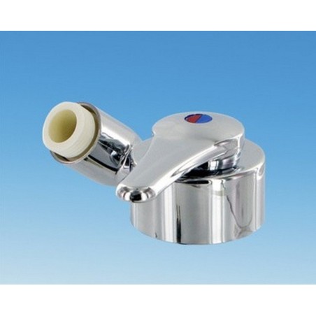 Automatic chromed plastic shower mixer
