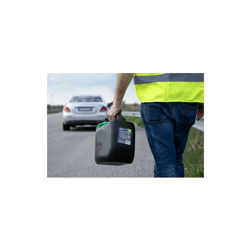 Tanica 10 lt carburante completa di travasatore