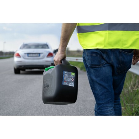 Tanica 10 lt carburante completa di travasatore