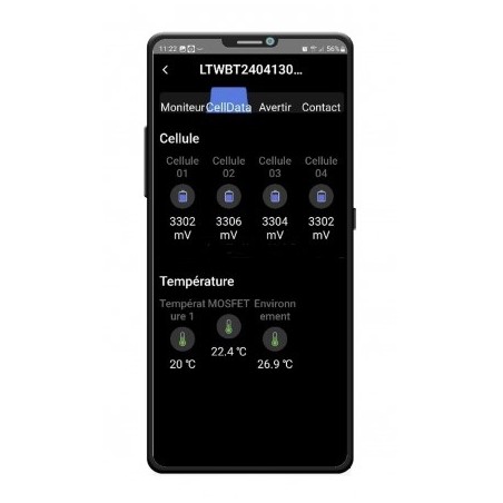 Batería de litio LiFePo4 con celda prismática compacta KL5 de 150 Ah, BMS INTEGRADO y BLUETOOTH – KOONEKT