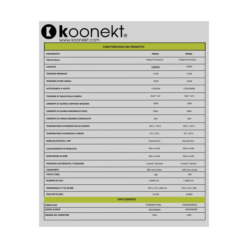 Batterie lithium LiFePo4 avec cellule...