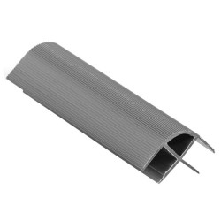 PROFIL ÉPAIS 12 mm COIN RIGIDE MT 2.20 GRIS