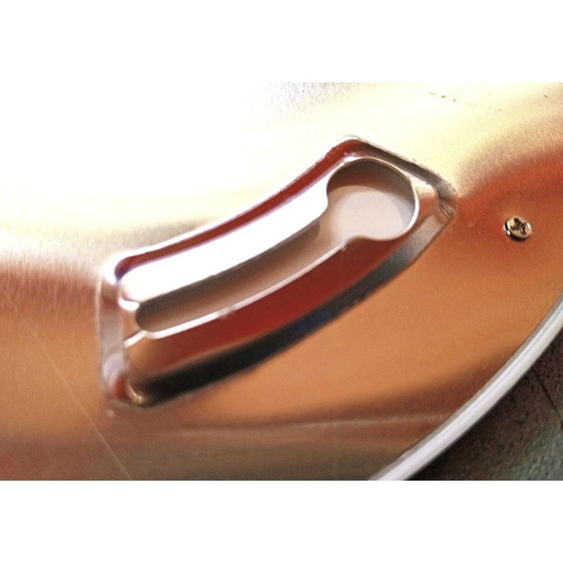 Silberne LED-Deckenleuchte Ø 310x6 4000K...