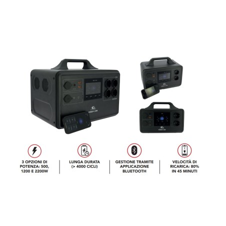 Power Station Power EZA E 500 – POWER BANK LiFePO4 Technologie 4000+ Zyklen