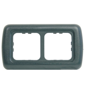 Marco 2 módulos Gris RAL7015 CBE MAC2/G