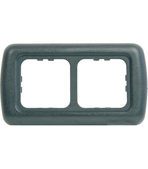 2-module frame Gray RAL7015 CBE MAC2 / G