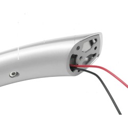 ASIDERO INTERIOR DE AUTOCARAVANA METÁLICO CROMADO CON LED 2